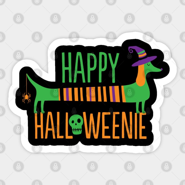 Happy halloweenie dachshund on sale